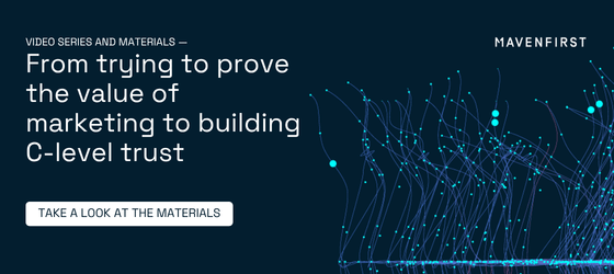 From trying to prove the value to building trust