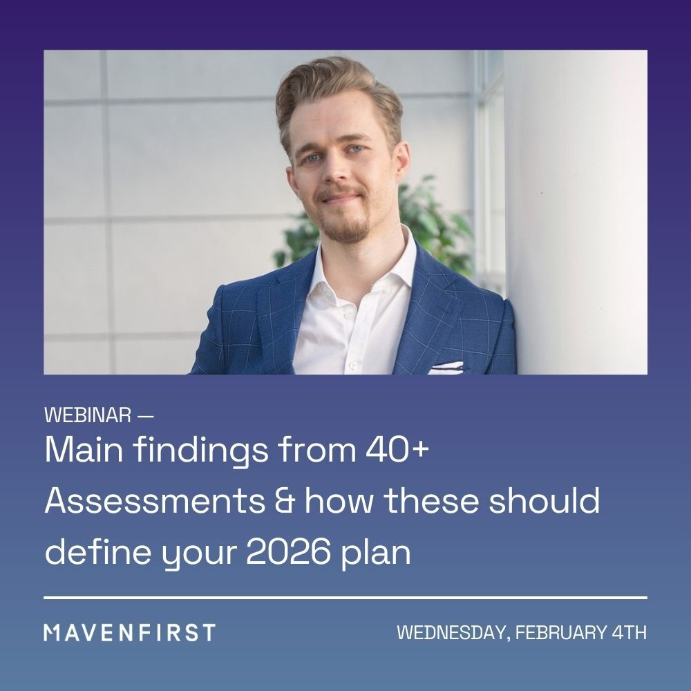 Webinar about main findings based on over 40 assessments