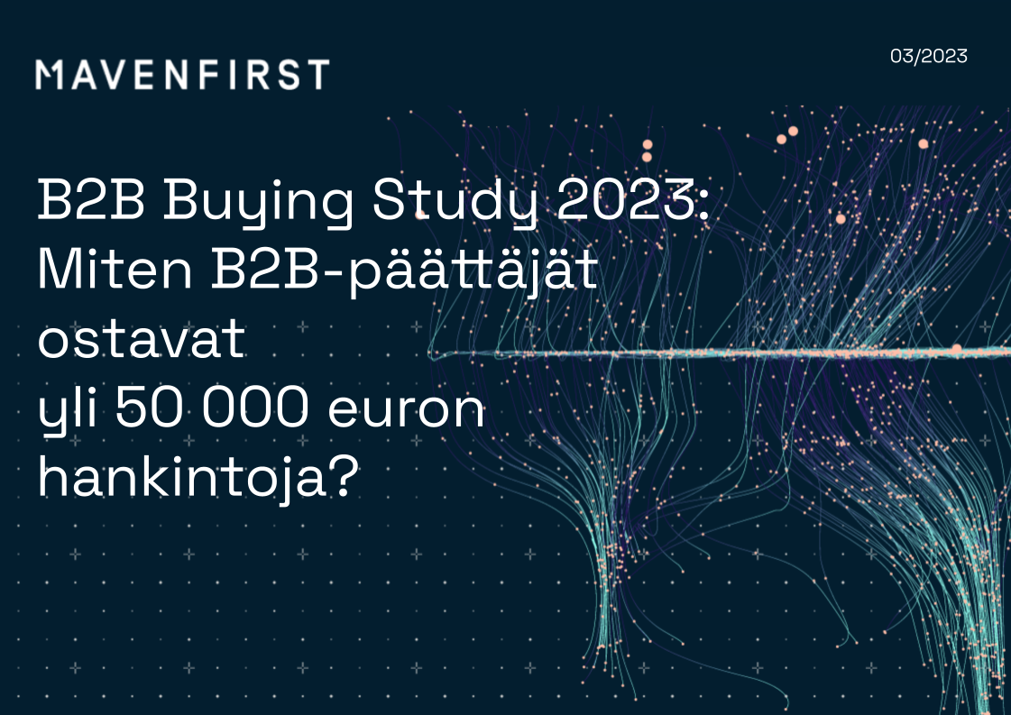 Mavenfirst B2B Buying Study 2023